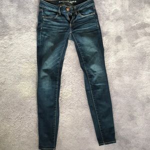 AEO Size 2 Reg Jeans, Super Stretch